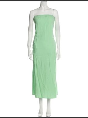 Stateside Strapless Mint-Tea Midi Dress